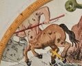 Cen+Lup on Royer's planisphere (1679) with Crux.