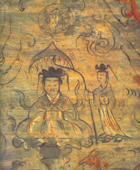 File:Canopy Depiction on the West Wall of the Xiao Stone Shrine, Songshan, Mandong Township, Jiaxiang County, Shandong, Eastern Han Dynasty山东嘉祥县满硐乡宋山小石祠西壁东汉华盖图像.jpg