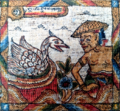 Lintang Banyak Anggrem in the cloth (CC-BY UPTD Museum Bali)
