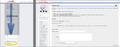 upload menu: licence selector