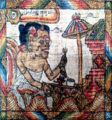 Lintang Kukus in the cloth (CC-BY UPTD Museum Bali)