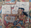 Lintang Tangis in the cloth (CC-BY UPTD Museum Bali)