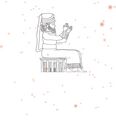 Babylonian original image in Cancer: Seat of God Anu (his temple as throne), 2nd millennium BCE.