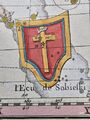 Scutum depicted in Fortin's Atlas Céleste, 3rd edition (1795)