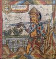 Lintang Tenggala in the cloth (CC-BY UPTD Museum Bali)