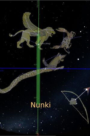 Stellarium map