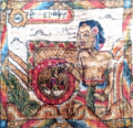 Lintang Pdati Suung in the cloth (CC-BY UPTD Museum Bali)