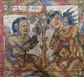 Lintang Patrem in the cloth (CC-BY UPTD Museum Bali)