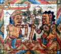 Lintang Rabut Utang in the cloth (CC-BY UPTD Museum Bali)