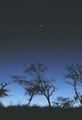 Mercury seen at Dawn in Namibia (SMH 2001).