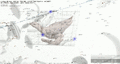 Animated GIF to identify the area of the constellation "Turdus Solitarius" in Bode (1801), modern star chart from Stelllarium, GIF by SMH 2024.