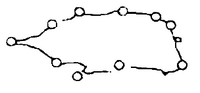 Star chart of Enduri Senggu, drawn by Fu Yuguang