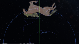 Stellarium map